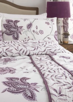 Dreams & Drapes Design Samira Purple Duvet Cover Set