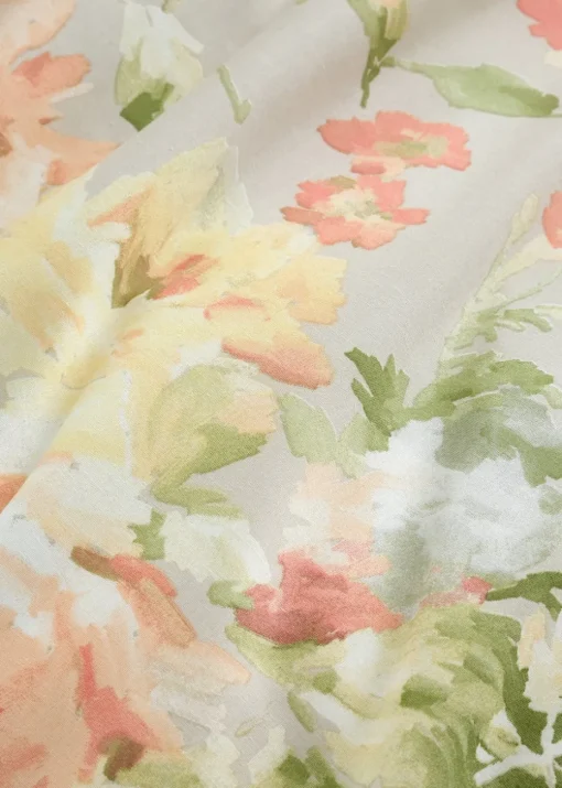 Dreams & Drapes Design Flourette Reversible Natural Duvet Cover Set