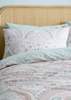 Dreams & Drapes Design Palais Reversible Green Duvet Cover Set