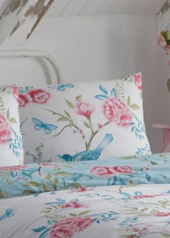 Dreams & Drapes Design Amelle Reversible Blue Duvet Cover Set