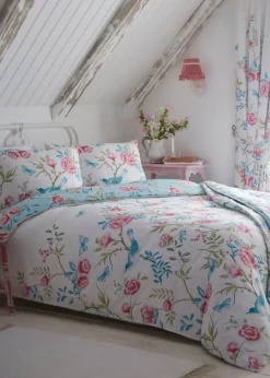 Dreams & Drapes Design Amelle Reversible Blue Duvet Cover Set