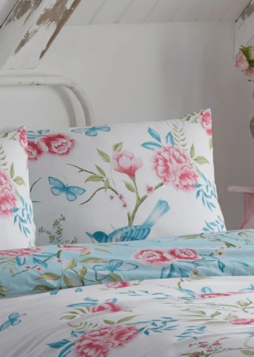 Dreams & Drapes Design Amelle Reversible Blue Duvet Cover Set