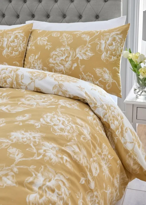 Dreams & Drapes Design Mishka Gold Duvet Cover Set