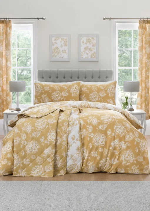 Dreams & Drapes Design Mishka Gold Duvet Cover Set