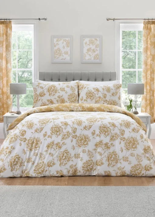 Dreams & Drapes Design Mishka Gold Duvet Cover Set
