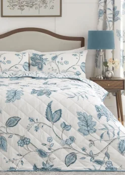 Dreams & Drapes Design Samira Blue Bedspread