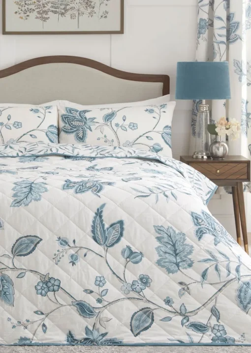 Dreams & Drapes Design Samira Blue Bedspread