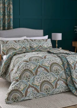 Dreams & Drapes Design Palais Blue Duvet Cover Set