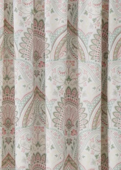 Dreams & Drapes Design Palais Lined Green Pencil Pleat Curtains