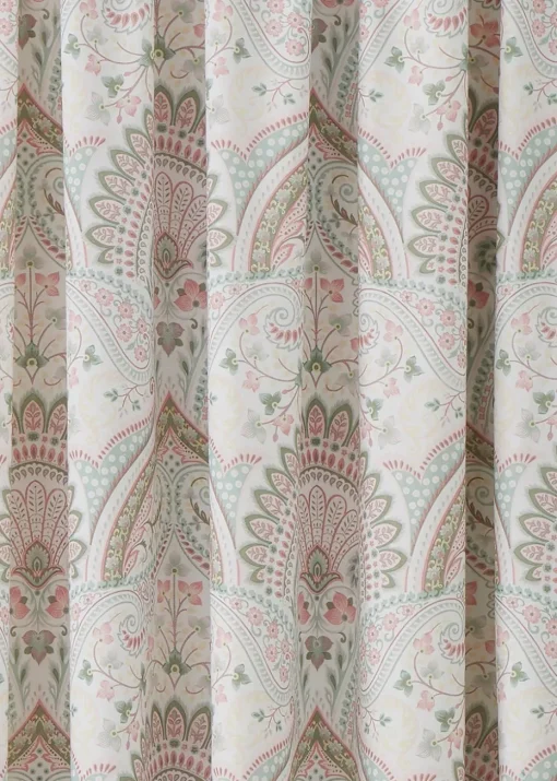 Dreams & Drapes Design Palais Lined Green Pencil Pleat Curtains