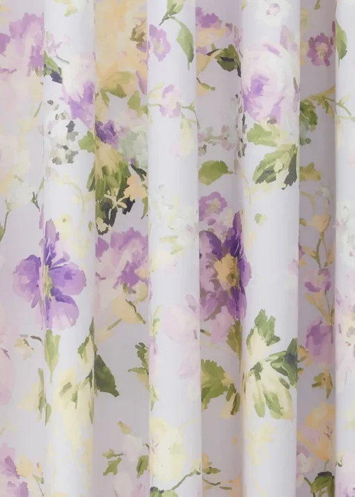 Dreams & Drapes Design Flourette Lined Lilac Eyelet Curtains