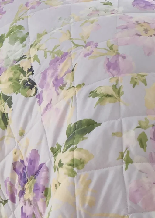Dreams & Drapes Design Flourette Lilac Bedspread