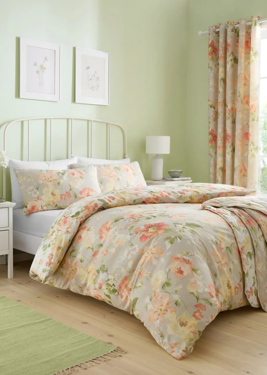 Dreams & Drapes Design Flourette Natural Bedspread