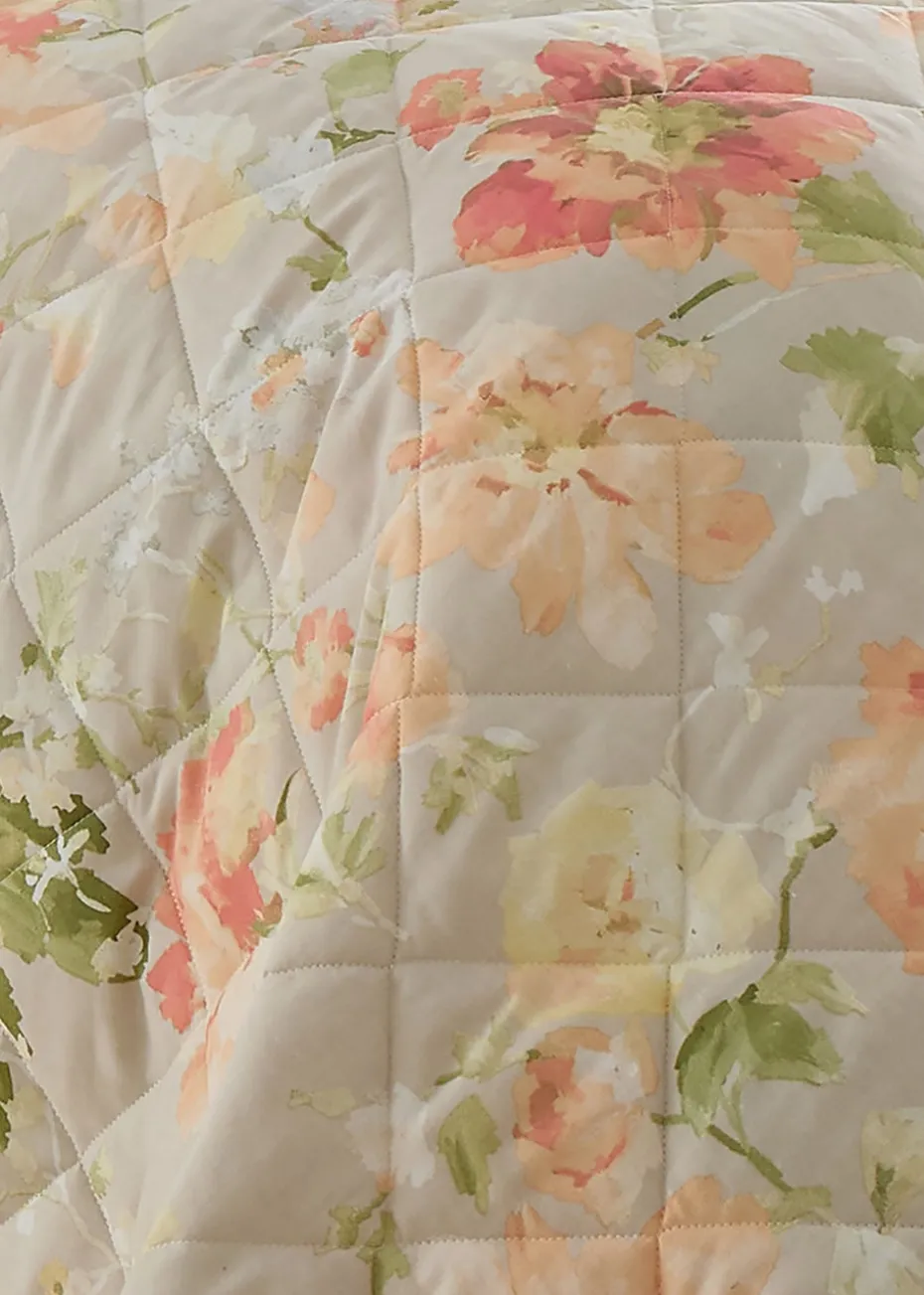 Dreams & Drapes Design Flourette Natural Bedspread