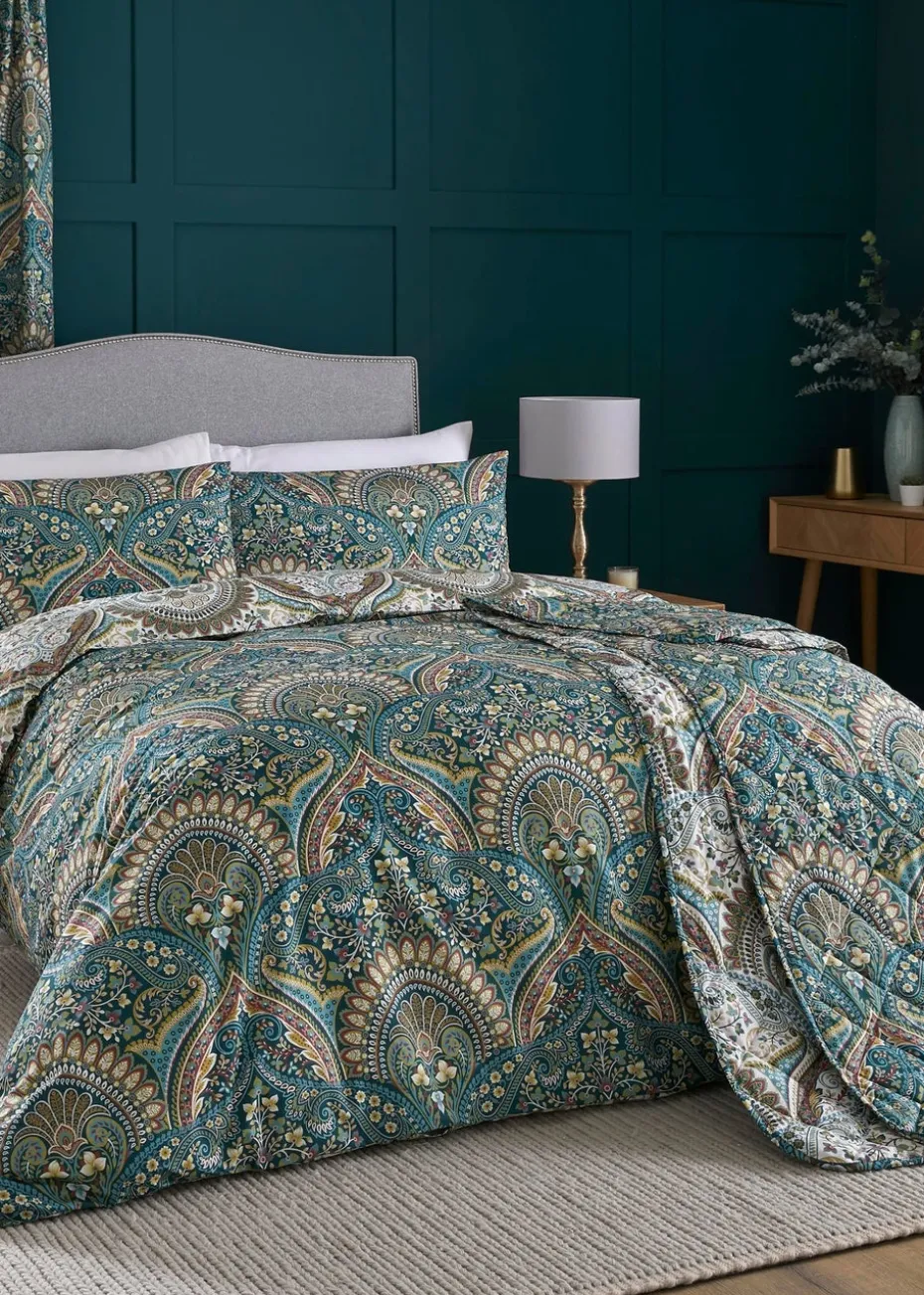 Dreams & Drapes Design Palais Blue Bedspread