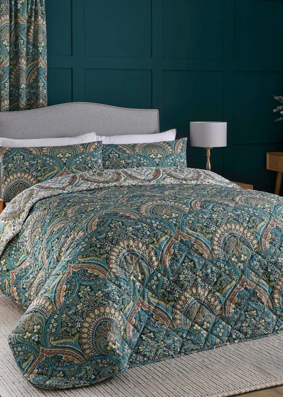 Dreams & Drapes Design Palais Blue Bedspread