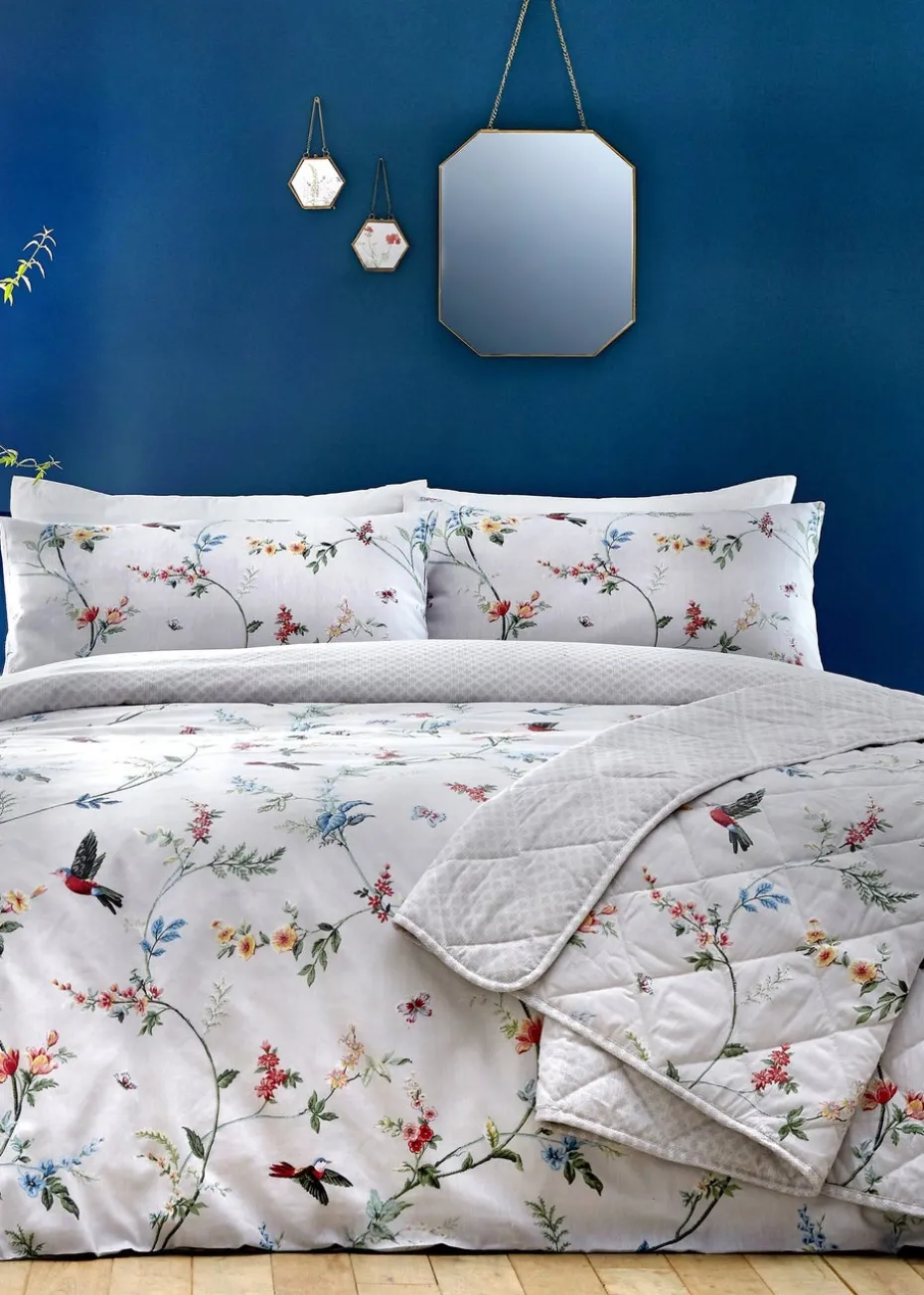 Dreams & Drapes Mansfield Reversible Grey Duvet Cover Set