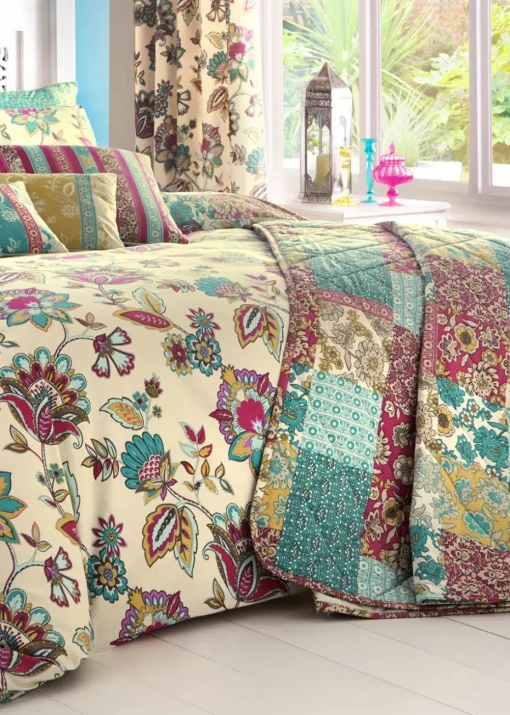 Dreams & Drapes Marinelli Blue Bedspread