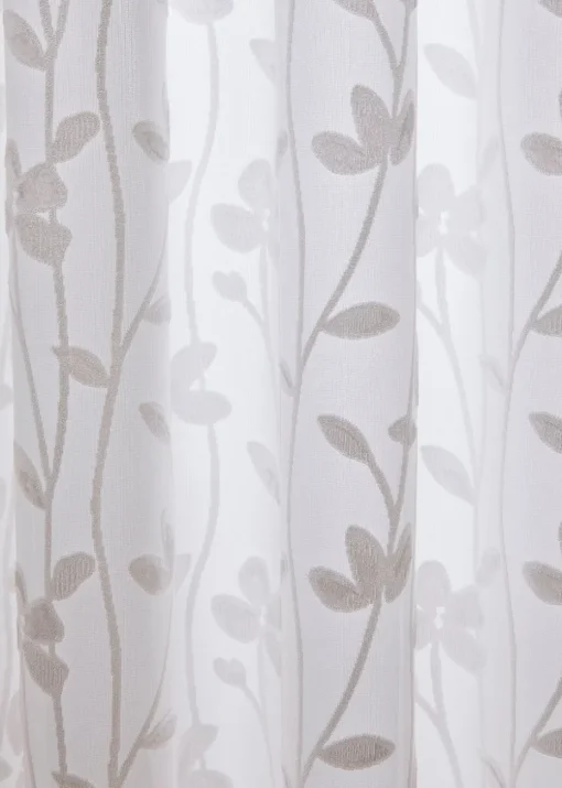 Dreams & Drapes Sophia Jacquard Ivory Pencil Pleat Curtains