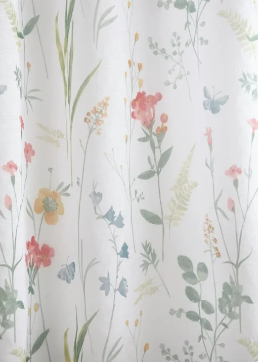 Dreams & Drapes Spring Glade White Voile Panel