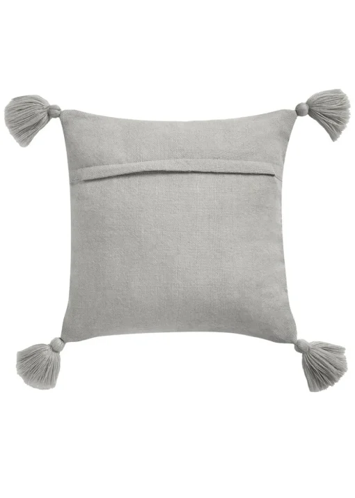 Drift Home Alda Outdoor Tasselled Grey Filled Cushion