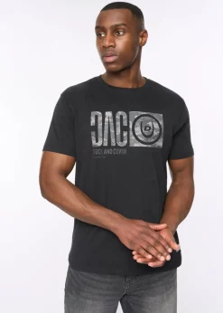 Duck & Cover Black Hexocamo T-Shirt