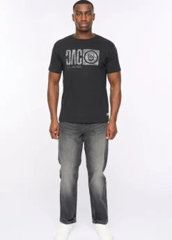 Duck & Cover Black Hexocamo T-Shirt
