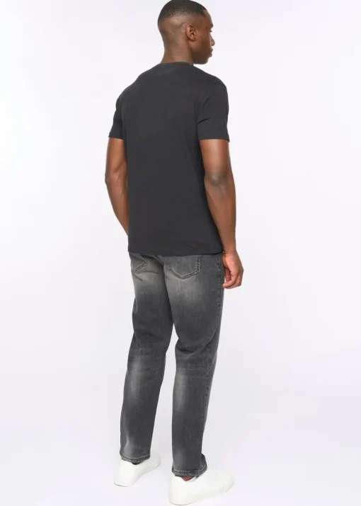 Duck & Cover Black Hexocamo T-Shirt
