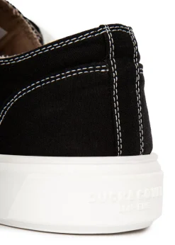 Duck & Cover Black Nesta Trainers