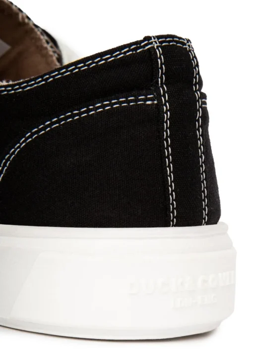 Duck & Cover Black Nesta Trainers