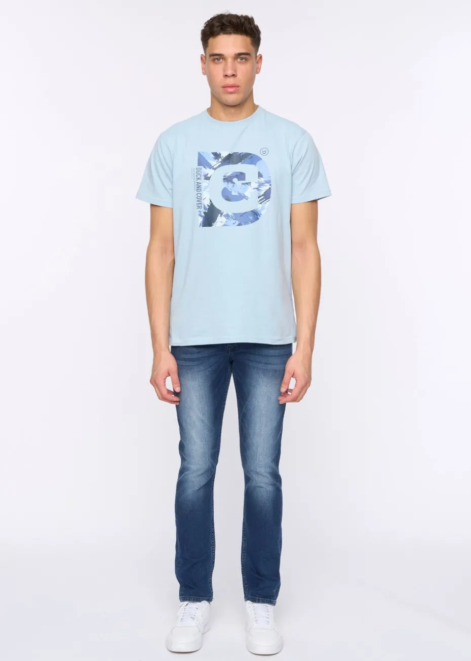 Duck & Cover Dark Blue Wash Maylead Slim Fit Jeans