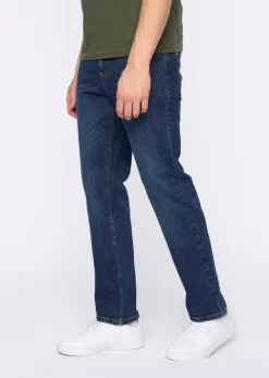 Duck & Cover Dark Blue Hydras Straight Leg Jeans