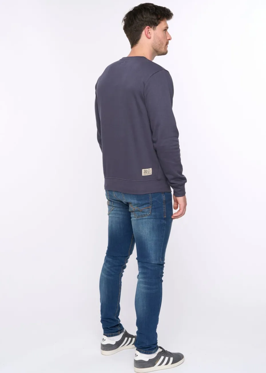 Duck & Cover Dark Navy Trenforth Crew Sweat