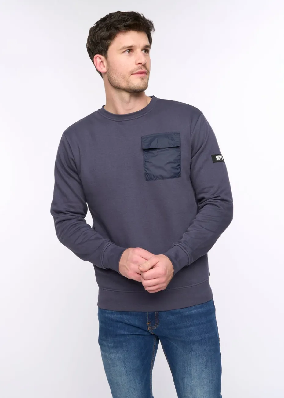 Duck & Cover Dark Navy Trenforth Crew Sweat
