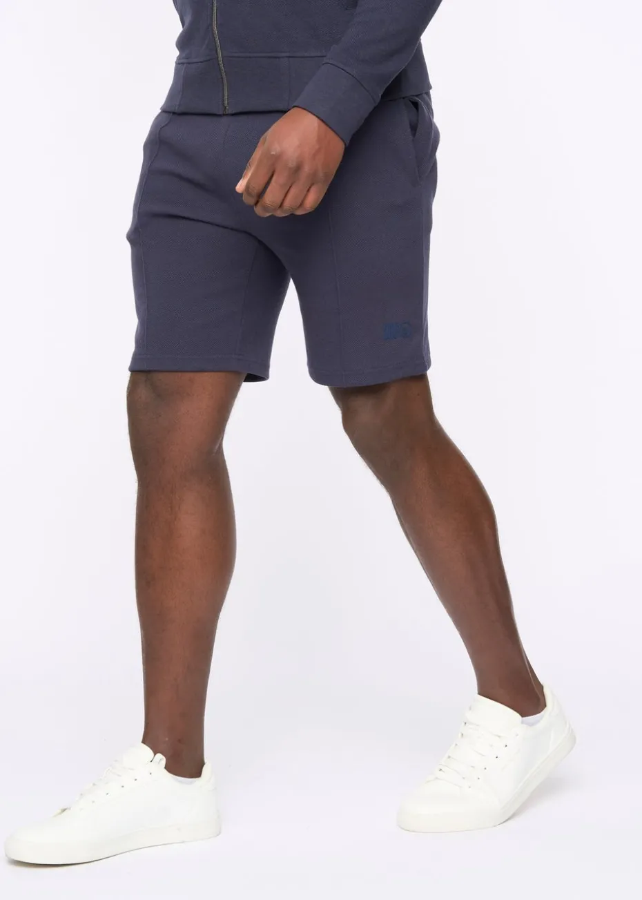 Duck & Cover Dark Navy Hannings Jog Shorts