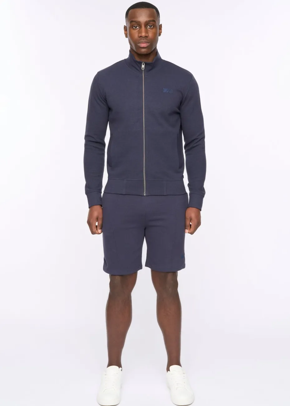 Duck & Cover Dark Navy Hannings Jog Shorts