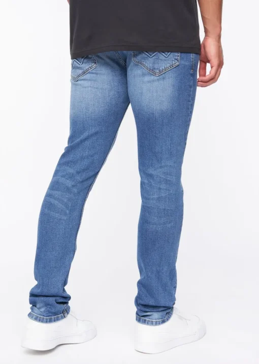 Duck & Cover Denim Blue Doves Slim Fit Jeans