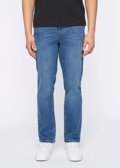Duck & Cover Denim Blue Hydras Straight Leg Jeans