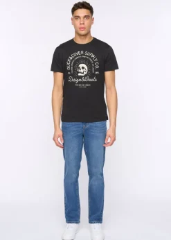 Duck & Cover Denim Blue Hydras Straight Leg Jeans