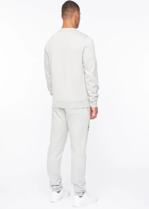 Duck & Cover Grey Marl Jennerkins Crew Sweatshirt