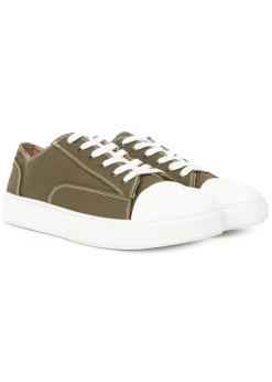 Duck & Cover Khaki Nesta Trainers