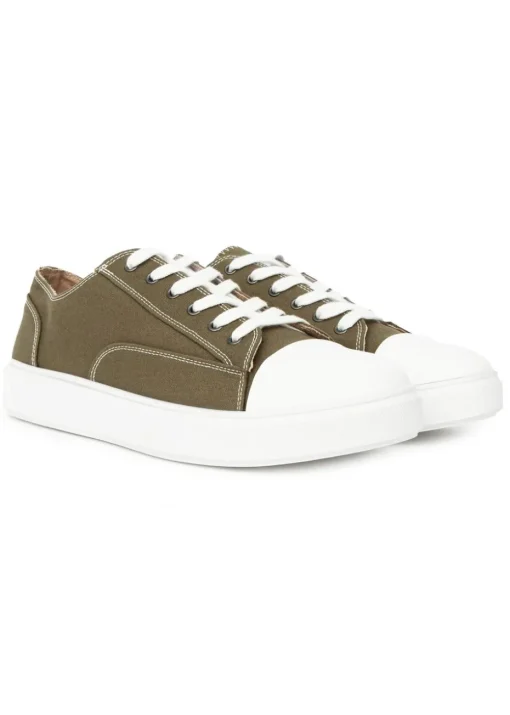 Duck & Cover Khaki Nesta Trainers