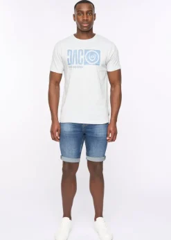 Duck & Cover Light Blue Hexocamo T-Shirt