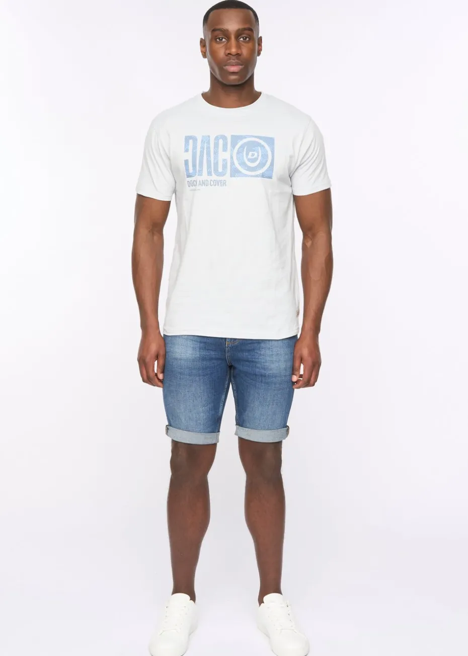 Duck & Cover Light Blue Hexocamo T-Shirt