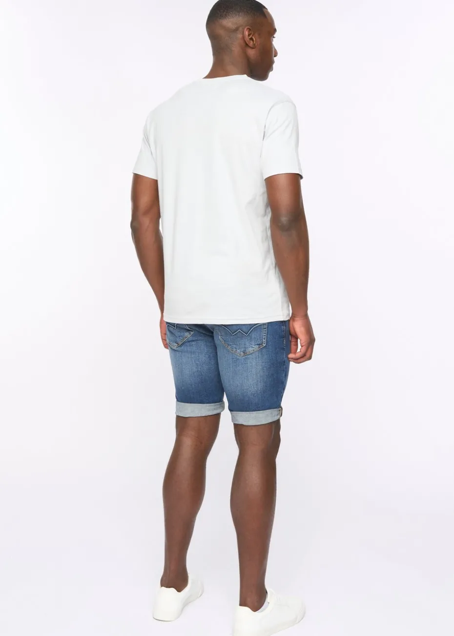 Duck & Cover Light Blue Hexocamo T-Shirt