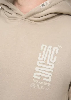 Duck & Cover Light Pebble Tremake Hoodie