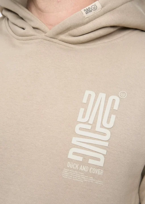 Duck & Cover Light Pebble Tremake Hoodie