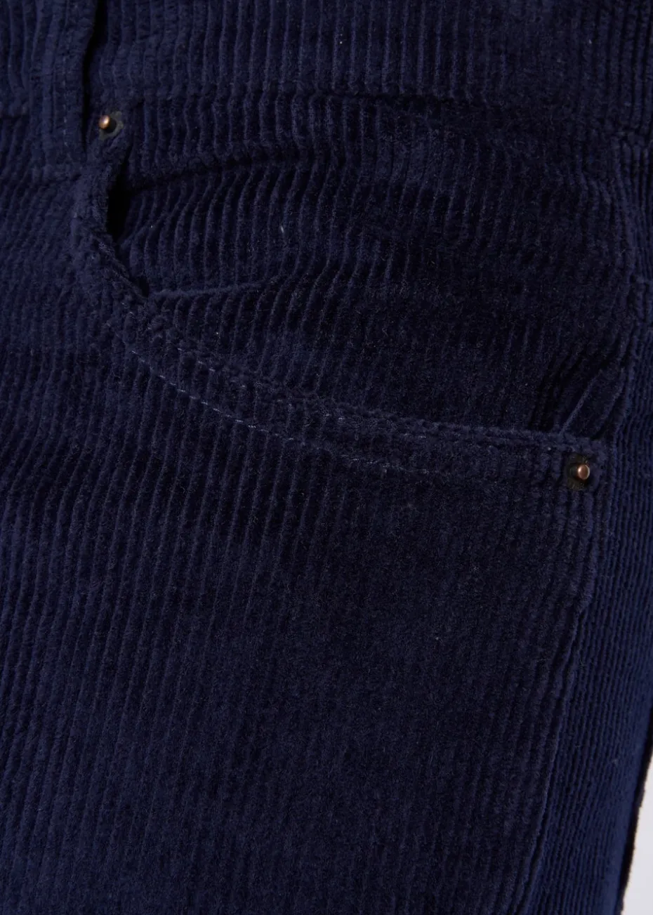 Duck & Cover Navy Cordsome Trousers