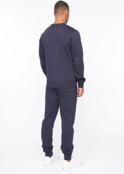 Duck & Cover Navy Jennerkins Crew Sweatshirt