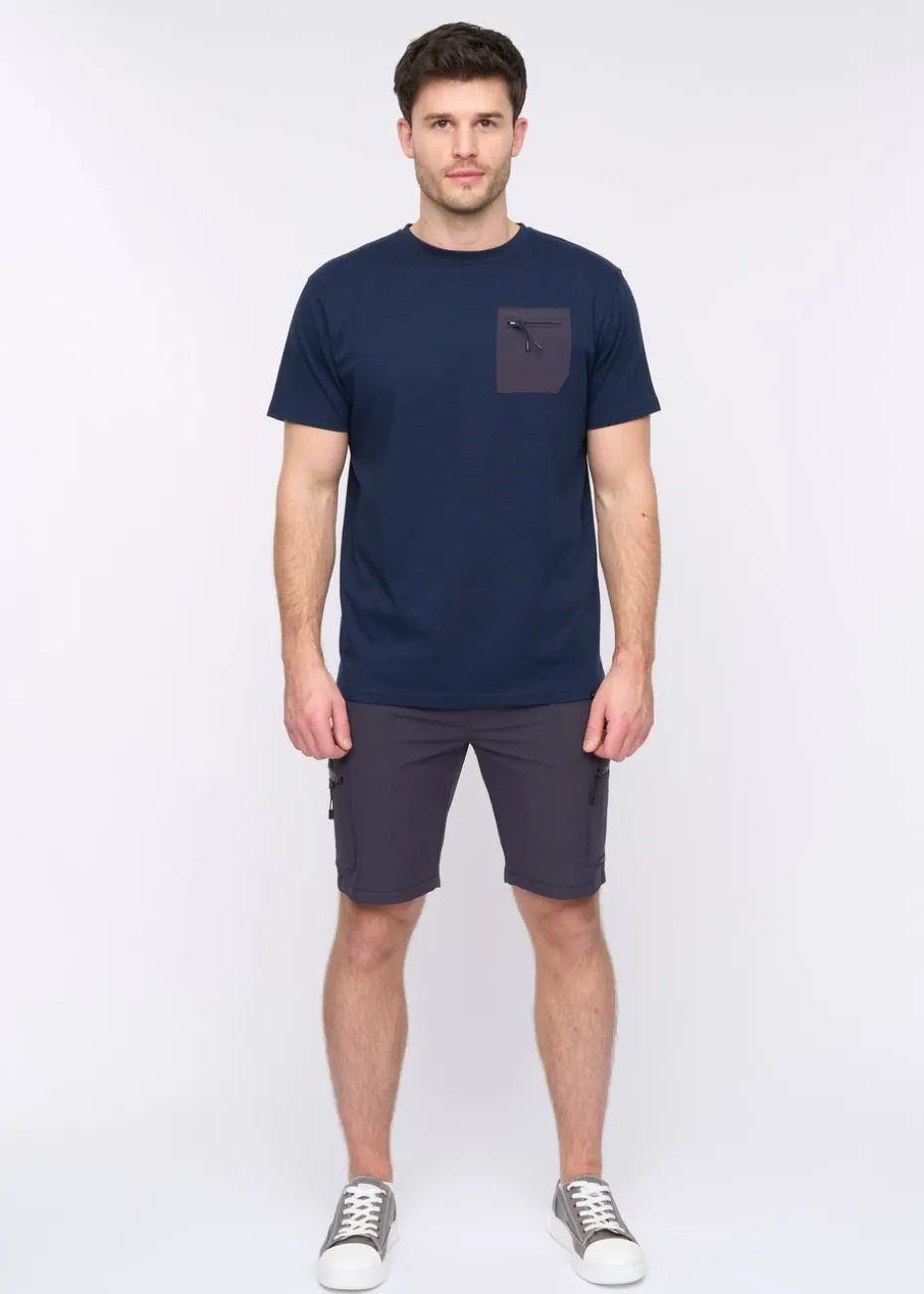 Duck & Cover Navy Puretor T-Shirt